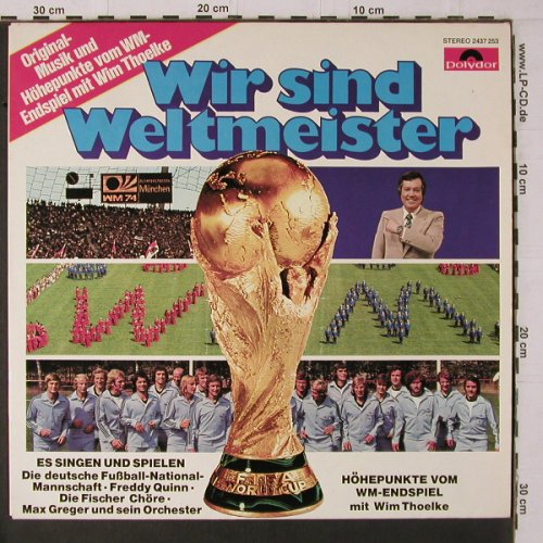 V.A.Wir sind Weltmeister: mit Wim Thoelke u.a., Polydor (2437 253), D, 1974 Typ: LP Best.-Nr.: Y1664 Preis: 6,00 Euro