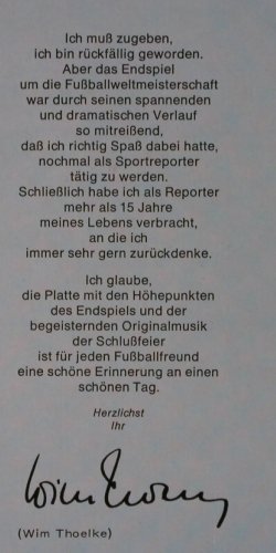 V.A.Wir sind Weltmeister: mit Wim Thoelke u.a., Polydor (2437 253), D, 1974 Typ: LP Best.-Nr.: Y1664 Preis: 6,00 Euro