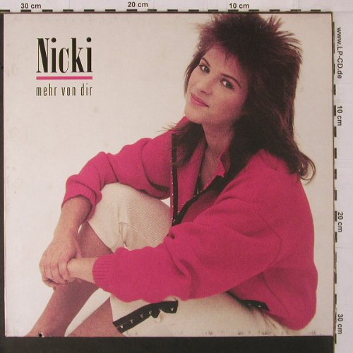 Nicki: Mehr von Dir / Des muß Liebe sei, Piccobello/Virgin(609 024-213), D, co, 1987 - 12inch - Y1704 - 4,00 Euro