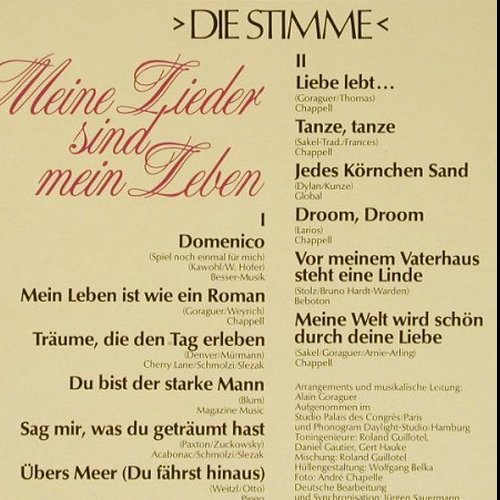 Mouskouri,Nana: Meine Lieder sind mein Leben, Philips(6399 277), D, 1981 - LP - Y1733 - 6,00 Euro
