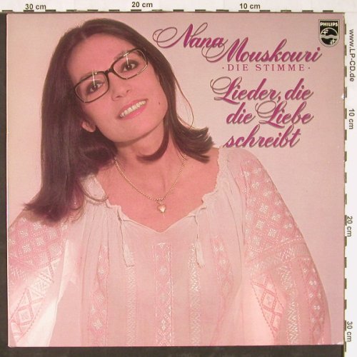 Mouskouri,Nana: Lieder,die die Liebe schreibt, Philips(9129 001), D, 1978 - LP - Y1742 - 6,00 Euro