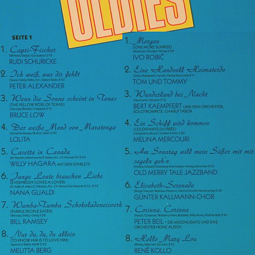 V.A.Hit Come Back: Himmlische Oldies Nr.1,1950-1961, Polyphon(837 454-1), D,  - LP - Y1767 - 5,00 Euro