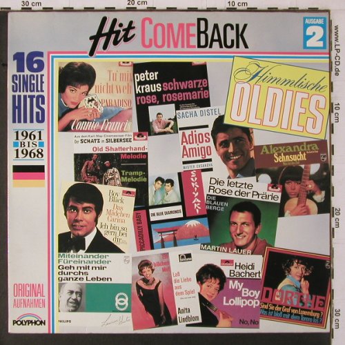 V.A.Hit Come Back: Himmlische Oldies Nr.2, 1961-1968, Polyphon(837 455-1), D,  - LP - Y1768 - 5,00 Euro