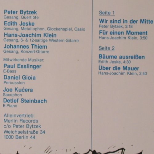 Wiederwillen: Deutsche Lieder, 4 Tr., Merlin Rec.(160281), D, 1983 - 12inch - Y1795 - 5,00 Euro