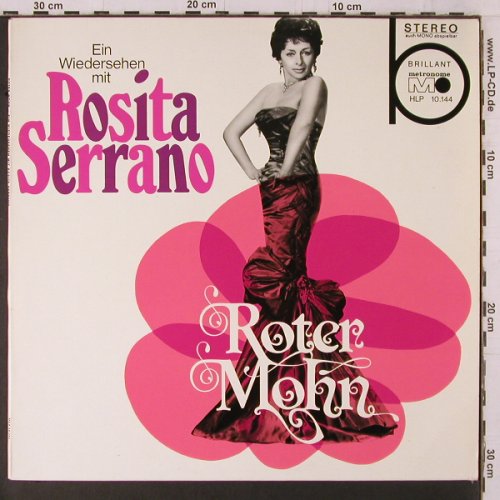 Serrano,Rosita: Ein Wiedersehen mit,Orch E.Frantzen, Metronome (HLP 10.144), D, 1972 Typ: LP Best.-Nr.: Y1820 Preis: 6,00 Euro