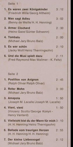 Serrano,Rosita: Ein Wiedersehen mit,Orch E.Frantzen, Metronome (HLP 10.144), D, 1972 Typ: LP Best.-Nr.: Y1820 Preis: 6,00 Euro