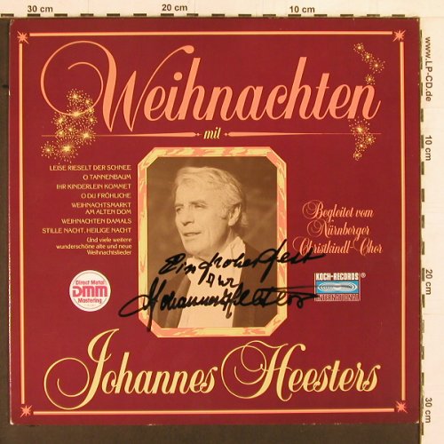 Heesters,Johannes: Weihnachten mit , signiert., KOCH(E 121 582), D, 1986 - LP - Y1921 - 7,50 Euro