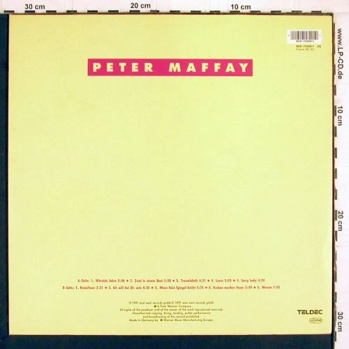 Maffay,Peter: 38317, Teldec(9031-75329-1), D, 1991 - LP - Y1975 - 7,50 Euro