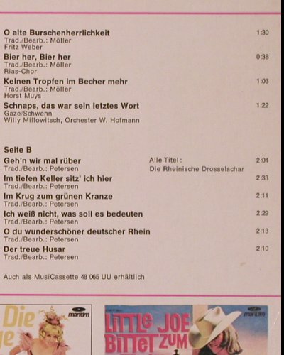 V.A.Schnaps,das war s.letztes Wort: mit Willy Millowitsch, Horst Muys.., Maritim (47 234 NU), D, 18Tr. Typ: LP Best.-Nr.: Y2073 Preis: 5,00 Euro