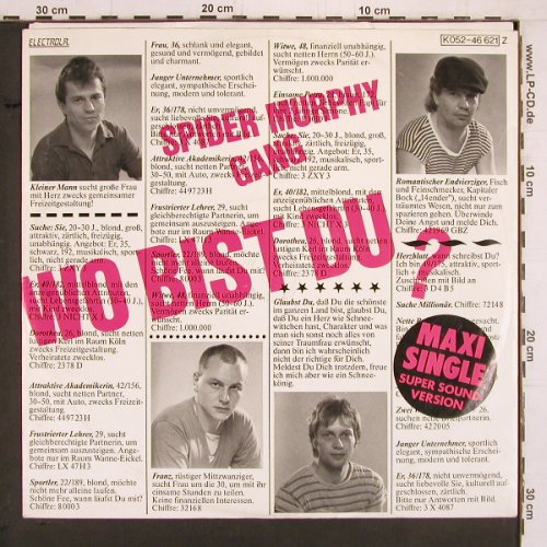 Spider Murphy Gang: Wo bist du?, vg+/m-, Electrola(K 052-46 621), EEC, 1982 - 12inch - Y2098 - 4,00 Euro