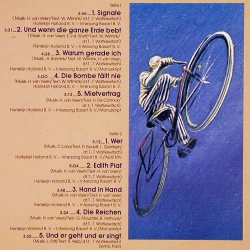 Van Veen,Herman: Signale, Polydor (817 522-1), D, 1984 Typ: LP Best.-Nr.: Y2208 Preis: 5,00 Euro