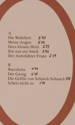 Schlögl,Gottfried: Wahrheiten, G&S (1789), D, 1978 Typ: LP Best.-Nr.: Y2252 Preis: 6,00 Euro