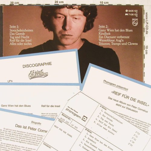 Cornelius,Peter: Reif für die Insel, Facts, Philips(6435 122), D, 1981 - LP - Y2327 - 7,50 Euro
