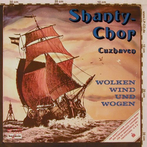 Shanty-Chor Cuxhaven: Wolken Wind u.Wogen, Kurt Kniesche, Boccaccio (BOLP 295), D Typ: LP Best.-Nr.: Y2350 Preis: 6,00 Euro
