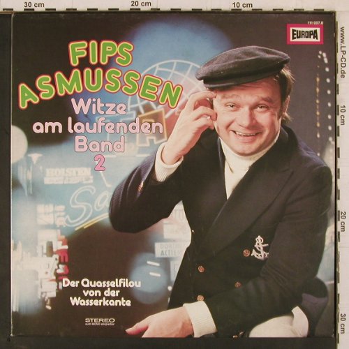 Asmussen,Fips: Witze am laufenden Band 2, Europa (111 057.8), D, 1975 Typ: LP Best.-Nr.: Y2375 Preis: 6,00 Euro