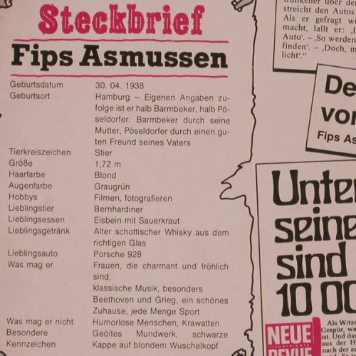 Asmussen,Fips: Au Weia, Europa (111 109.4), D, 1979 Typ: LP Best.-Nr.: Y2378 Preis: 5,00 Euro