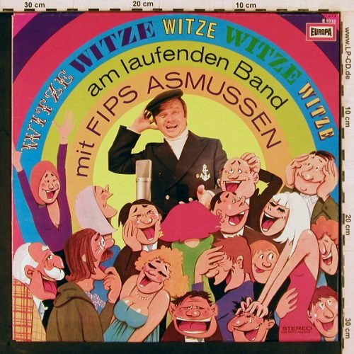 Asmussen,Fips: Witze am laufenden Band, Europa (E 1010), D, 1973 Typ: LP Best.-Nr.: Y2379 Preis: 5,00 Euro