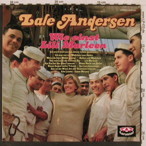 Andersen,Lale: Wie einst Lili Marleen, Karussell, Ri (2330 281), D Typ: LP Best.-Nr.: Y2386 Preis: 5,00 Euro