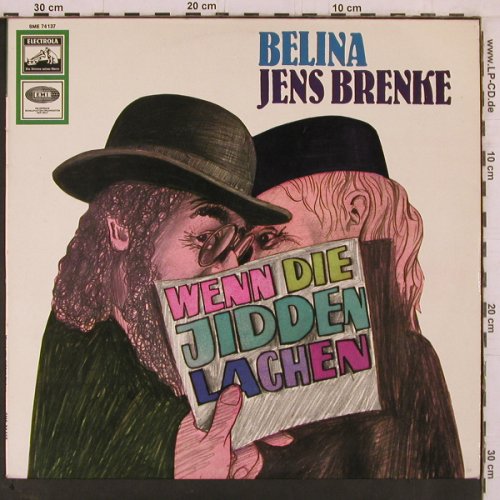 Belina - Jens Brenke, W.Keller: Wenn die Jidden lachen,+Collage, Electrola (SME 74 137), D Typ: LP Best.-Nr.: Y2391 Preis: 7,50 Euro