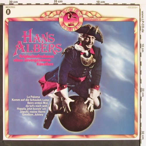 Albers,Hans: Der Goldene Trichter, Originalaufn., Odeon (028-28540 M), NL Typ: LP Best.-Nr.: Y2467 Preis: 6,00 Euro