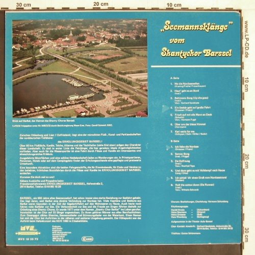 Shantychor Barssel: Seemannsklänge vom, MVS (10 33 72), D Typ: LP Best.-Nr.: Y2487 Preis: 6,00 Euro