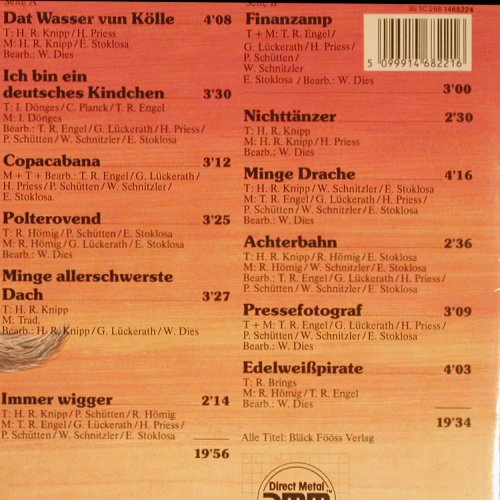 De Bläck Föss: Immer Wigger...,Foc, EMI(1468221), NL, 1983 - LP - Y2613 - 6,00 Euro