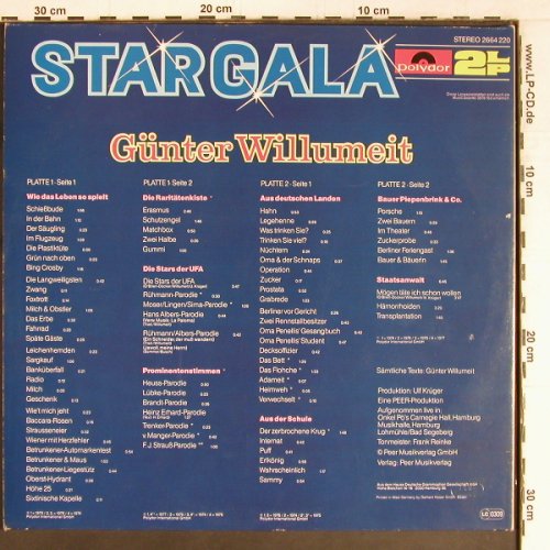 Willumeit,Günter: Stargala, Foc, Polydor(2664 220), D, 1975 - 2LP - Y2653 - 7,50 Euro