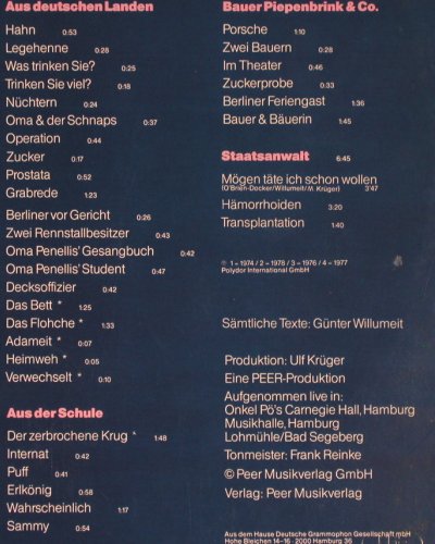 Willumeit,Günter: Stargala, Foc, Polydor(2664 220), D, 1975 - 2LP - Y2653 - 7,50 Euro