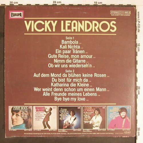 Leandros,Vicky: Same, Europa (111 493.0), D, 1980 Typ: LP Best.-Nr.: Y2676 Preis: 5,00 Euro