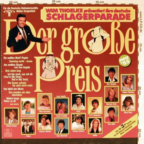 V.A.Wim Thoelke präsentiert: Schlagerparade, Der Grosse Preis, Ariola (206 808-571), D, 1985 Typ: LP Best.-Nr.: Y2697 Preis: 5,00 Euro