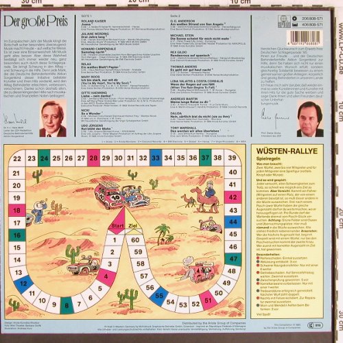 V.A.Wim Thoelke präsentiert: Schlagerparade, Der Grosse Preis, Ariola (206 808-571), D, 1985 Typ: LP Best.-Nr.: Y2697 Preis: 5,00 Euro