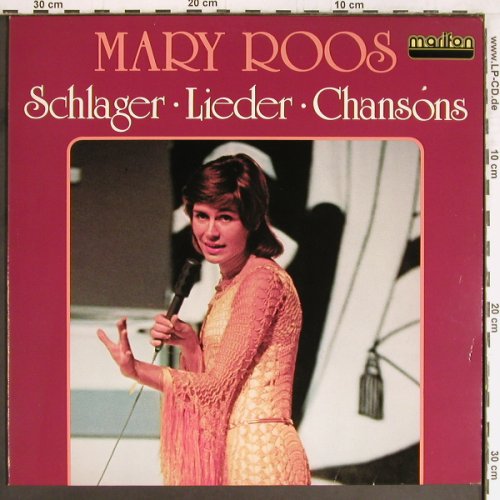 Roos,Mary: Schlager Lieder Chansons, Marifon(47 897 XAU), D, 1979 - LP - Y2753 - 6,00 Euro