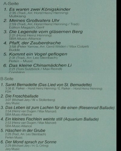 Roos,Mary: Schlager Lieder Chansons, Marifon(47 897 XAU), D, 1979 - LP - Y2753 - 6,00 Euro