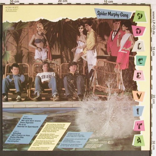 Spider Murphy Gang: Dolce Vita, Electrola (064-46 377), D, 1981 Typ: LP Best.-Nr.: Y2764 Preis: 5,00 Euro