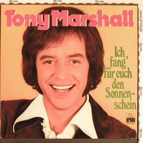 Marshall,Tony: Ich fang'für euch den Sonnenschein, Ariola(86 261 IT), D,  - LP - Y2786 - 6,00 Euro