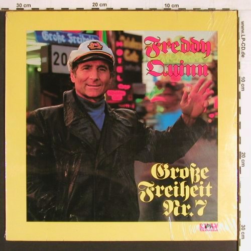 Quinn,Freddy: Große Freiheit Nr.7, FS-New, Polydor(823 748-1), D, 1984 - LP - Y2914 - 9,00 Euro