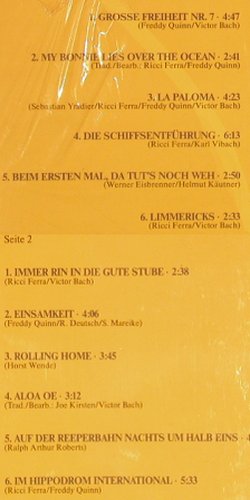 Quinn,Freddy: Große Freiheit Nr.7, FS-New, Polydor(823 748-1), D, 1984 - LP - Y2914 - 9,00 Euro