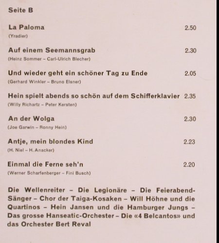 V.A.Einmal die Ferne seh'n: Die Wellenreiter...Orch.Bert  Reval, Elite(SOLP-S-33-256), CH, 14 Tr.,  - LP - Y2917 - 9,00 Euro