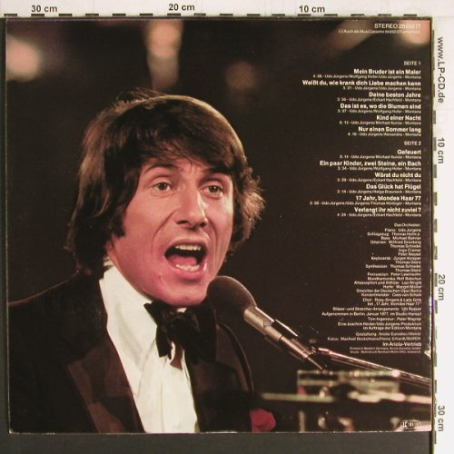 Jürgens,Udo: Meine Lieder '77, Ariola(28 650 IT), D, 1977 - LP - Y2944 - 6,00 Euro