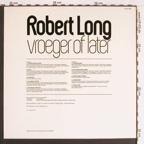 Long,Robert: Vroeger Of Later, Imperial(062-24996), NL, 1974 - LP - Y2972 - 7,50 Euro
