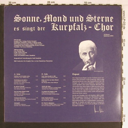 Kurpfalz-Chor Mannheim: Sonne, Mond und Sterne, hekroton(10991), D,  - LP - Y2998 - 7,50 Euro