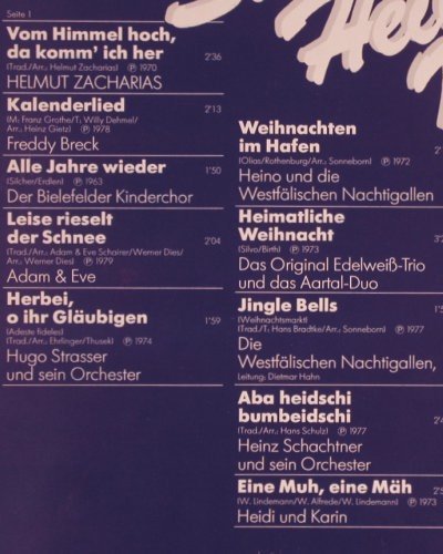 V.A.Stille Nacht - Heilige Nacht: 20 Stars und ihre schönsten.., Odeon, Ri (058-45 816), D Typ: LP Best.-Nr.: Y3137 Preis: 7,50 Euro