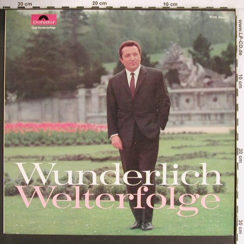 Wunderlich,Fritz: Welterfolge (1965), Polydor, ClubEd. (77 215), D, 1965 Typ: LP Best.-Nr.: Y3182 Preis: 7,50 Euro