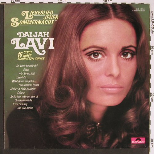 Lavi,Daliah: Liebeslied jener Sommernacht, Polydor (41 808 7), D, DSC Typ: LP Best.-Nr.: Y318 Preis: 6,00 Euro