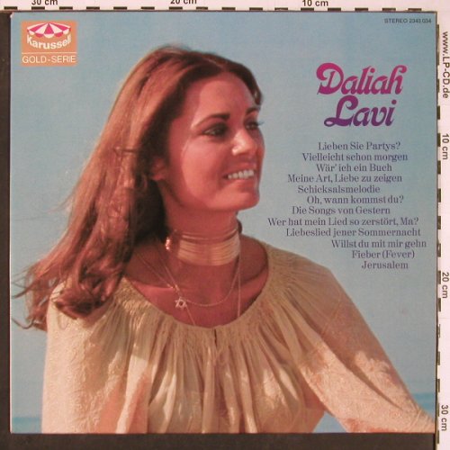 Lavi,Daliah: Same, Karussell (2345 034), D Typ: LP Best.-Nr.: Y319 Preis: 6,00 Euro