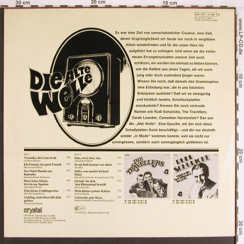 Comedian Harmonists: Die alte Welle, Crystal(048 CRY 31 909), D,  - LP - Y3269 - 5,00 Euro