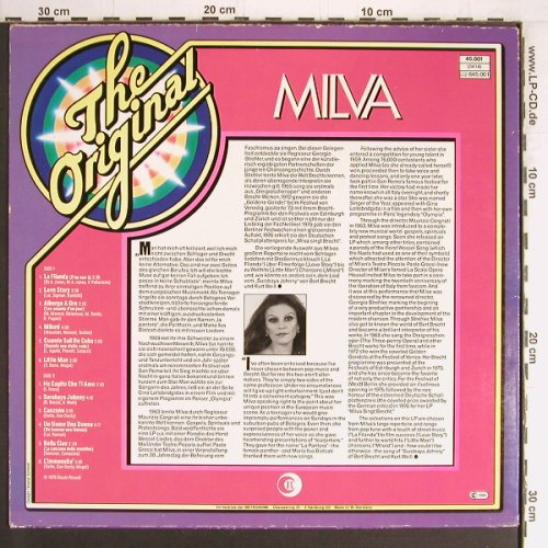Milva: The Original, Dischi Ricordi(45.001), D, 1976 - LP - Y3288 - 6,00 Euro