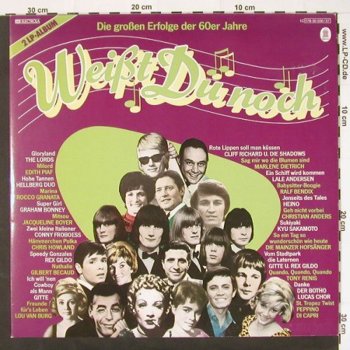 V.A.Weißt Du Noch?: Die gr. Erfolge der 60er Jahre, Foc, Oden (178-30 036/37), D Typ: 2LP Best.-Nr.: Y32 Preis: 6,00 Euro