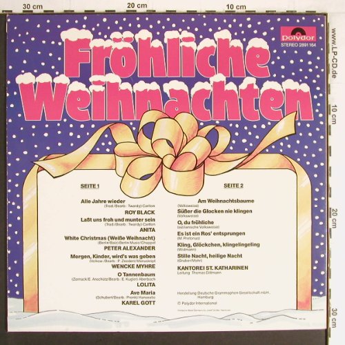 V.A.Fröhliche Weihnachten mit...: Roy Black...Kantorei St.Katharien, Polydor(2891 164), D, 12 Tr,  - LP - Y3319 - 6,00 Euro