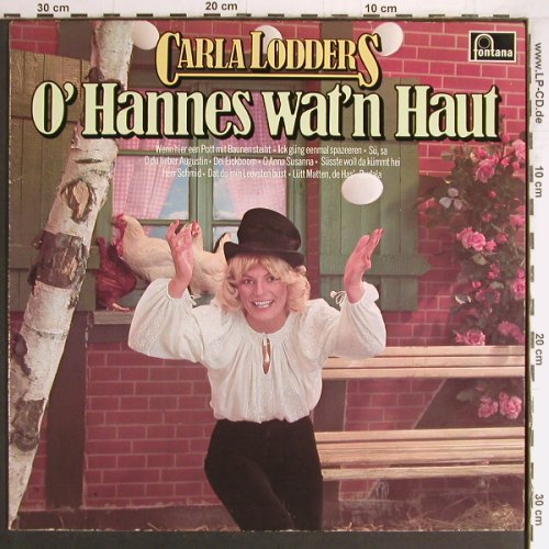 Lodders,Carla: O'Hannes wat'n Haut, Fontana (9294 082), D, 1976 Typ: LP Best.-Nr.: Y3354 Preis: 7,50 Euro